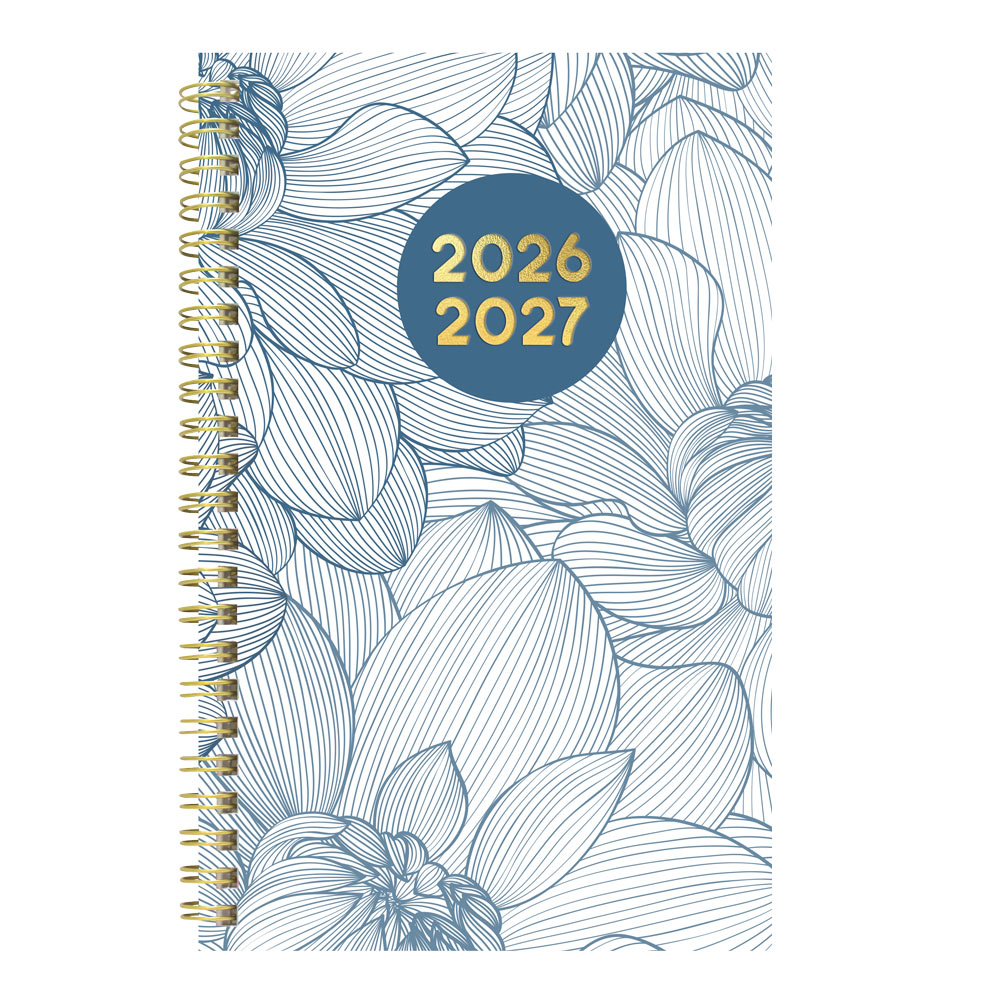 Academic Weekly Planner, Floral, 2026 - 2027 CA114PM.01-27 #color_floral-blue