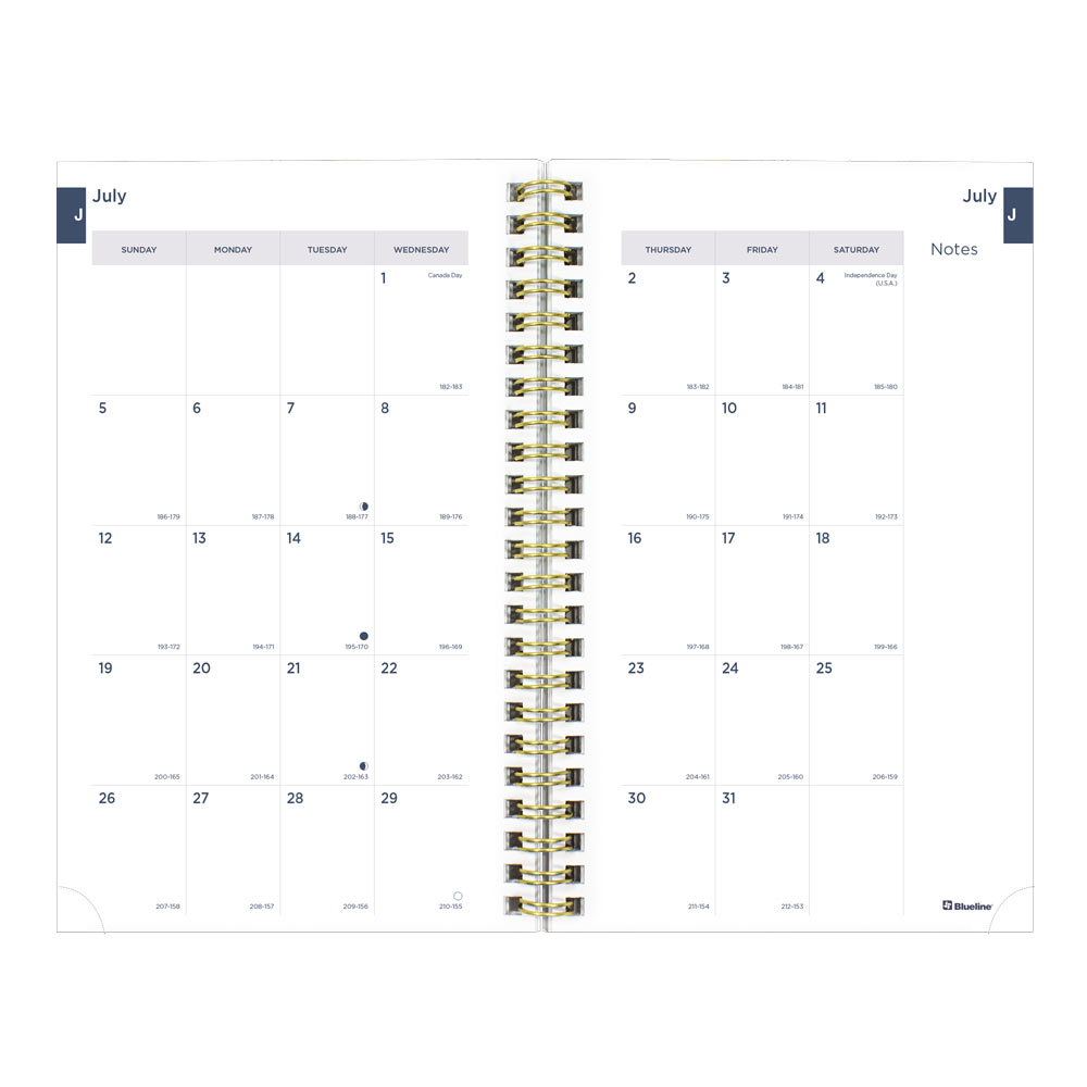 Academic Weekly Planner, Floral, 2026 - 2027 CA114PM.01-27 #color_floral-blue