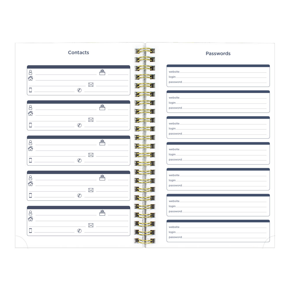 Academic Weekly Planner, Floral, 2026 - 2027 CA114PM.02-27 #color_floral-green