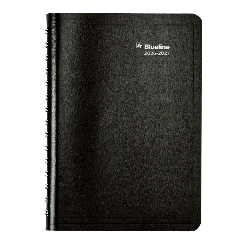 Academic Daily Planner, Classic Black, 2026-2027 - English CA201.BLK-27