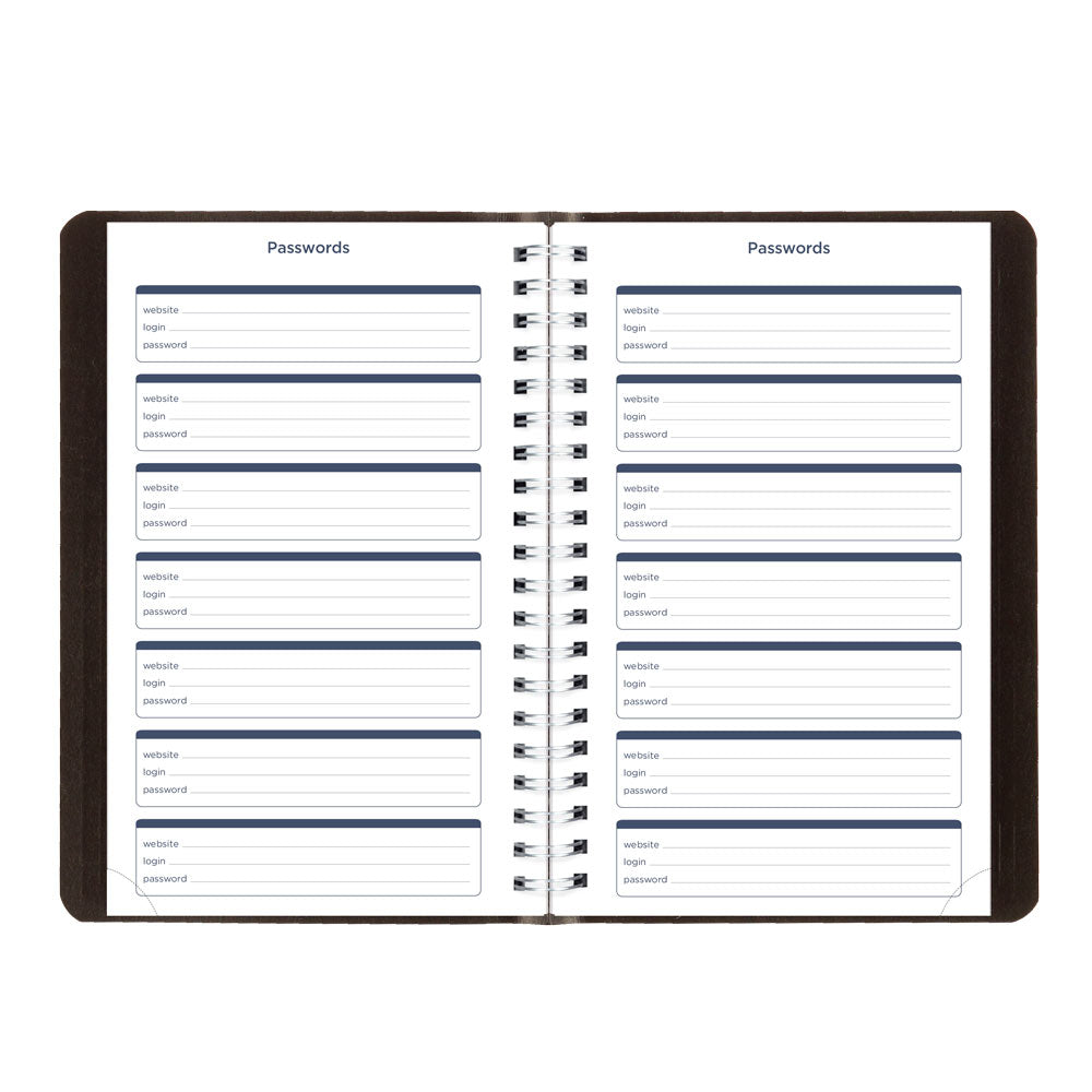Academic Daily Planner, Classic Black, 2026-2027 - English CA201.BLK-27