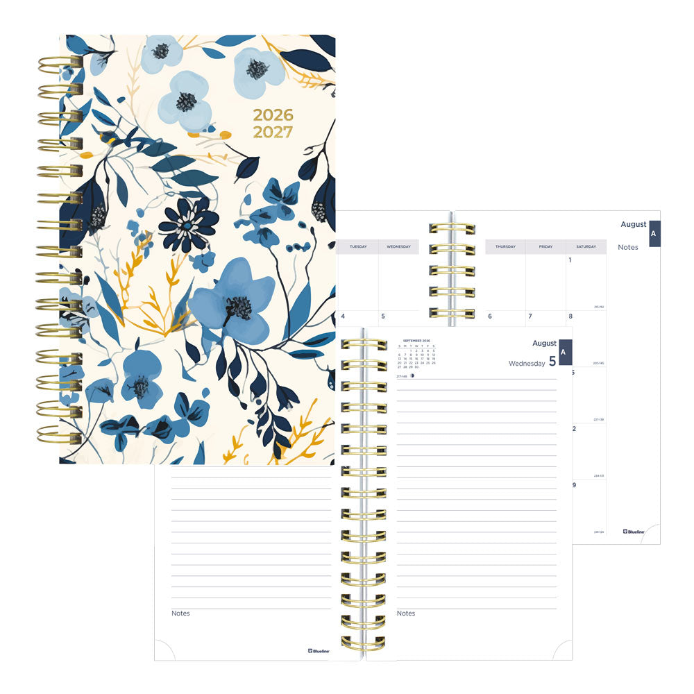 Academic Daily Planner, Blossom, 2026 - 2027 - English CA214PG.01-27 #color_blossom-yellow