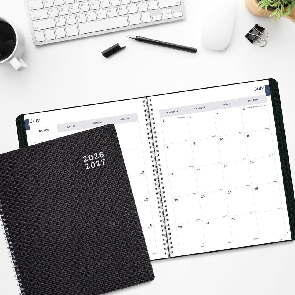 Academic Monthly Planner, DuraFlex, 2026 - 2027, English CA701V.PUR-27 #color_purple