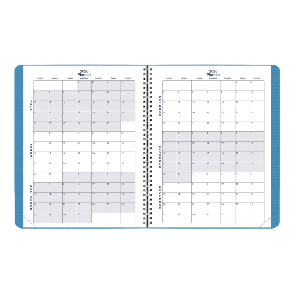 Academic Monthly Planner, DuraFlex, 2026 - 2027, English CA701V.BLU-27 #color_blue