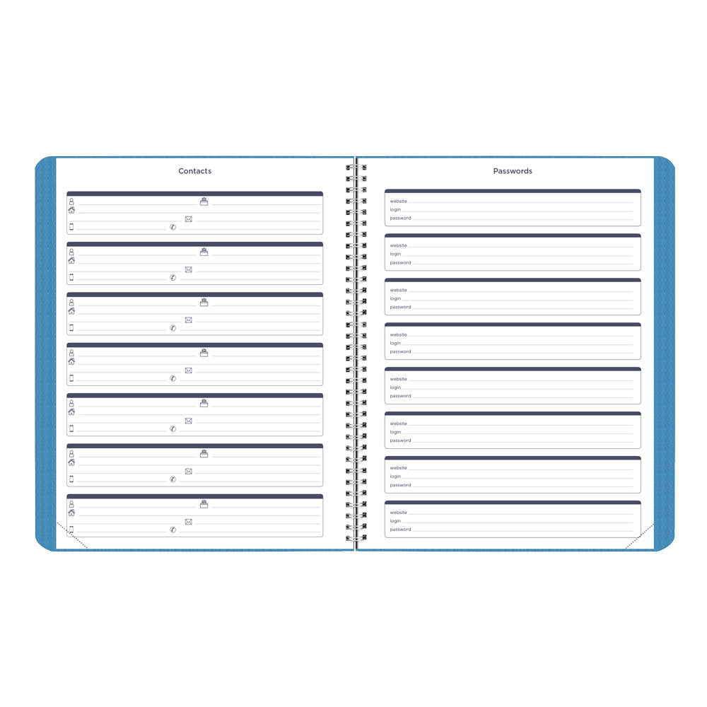 Academic Monthly Planner, DuraFlex, 2026 - 2027, English CA701V.BLU-27 #color_blue