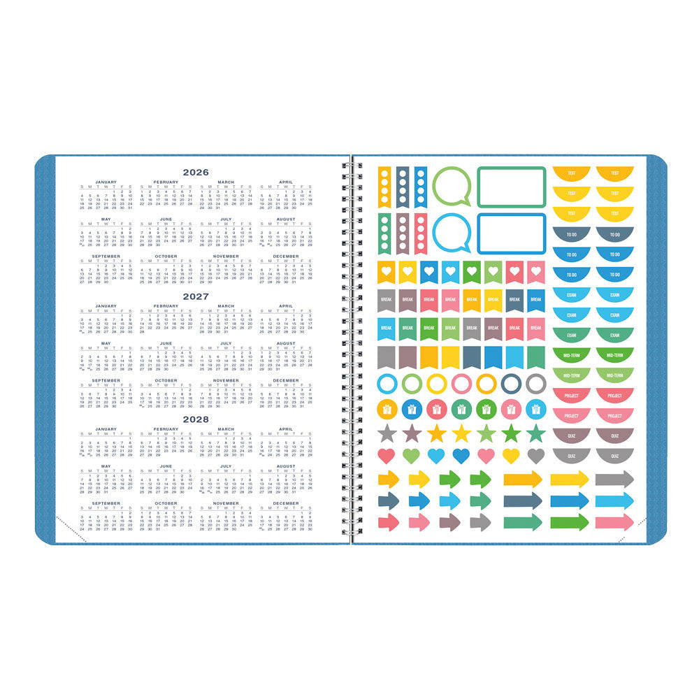 Academic Monthly Planner, DuraFlex, 2026 - 2027, English CA701V.BLU-27 #color_blue