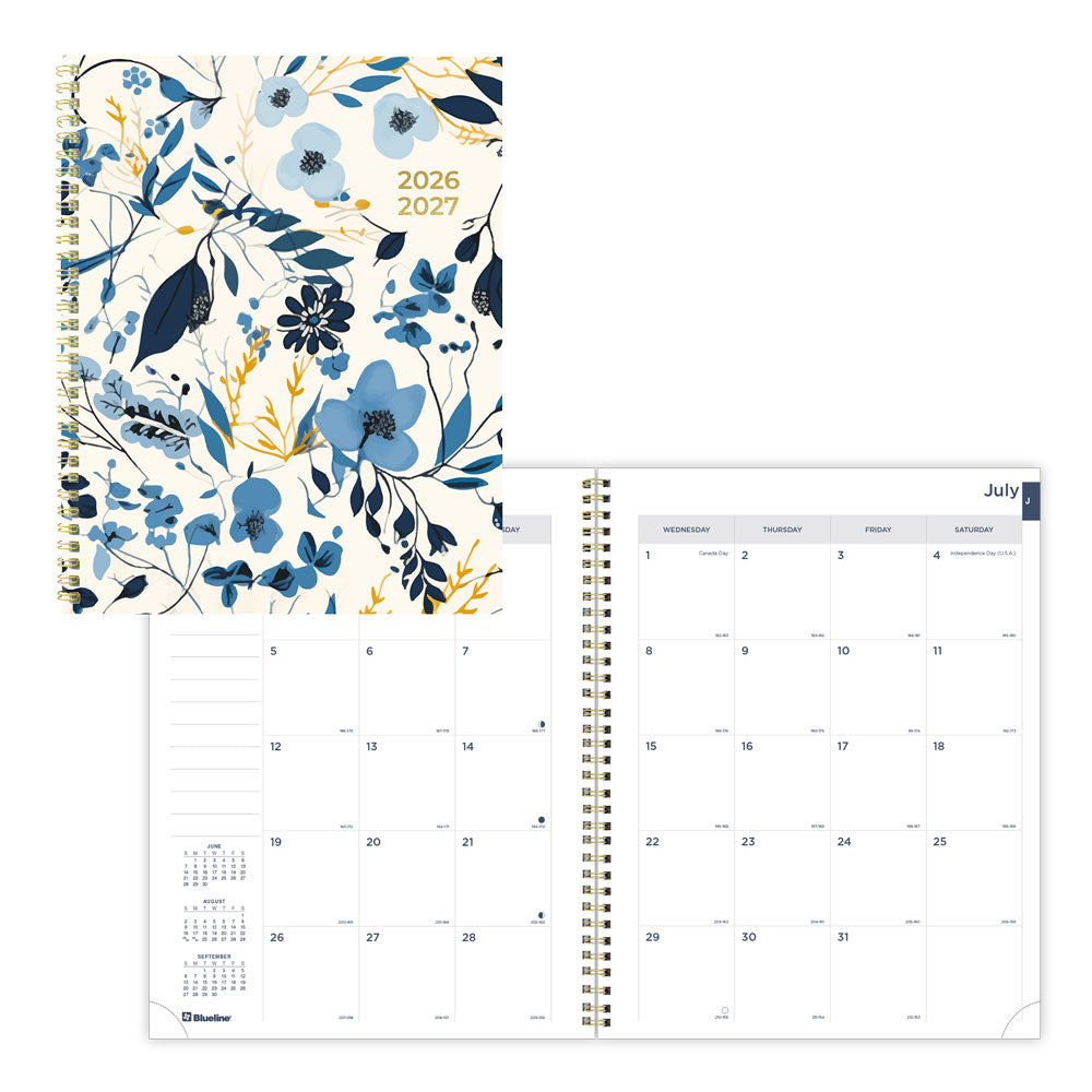 Academic Monthly Planner, Blossom, 2026 - 2027 - English CA714PG.01-27 #color_blossom-yellow