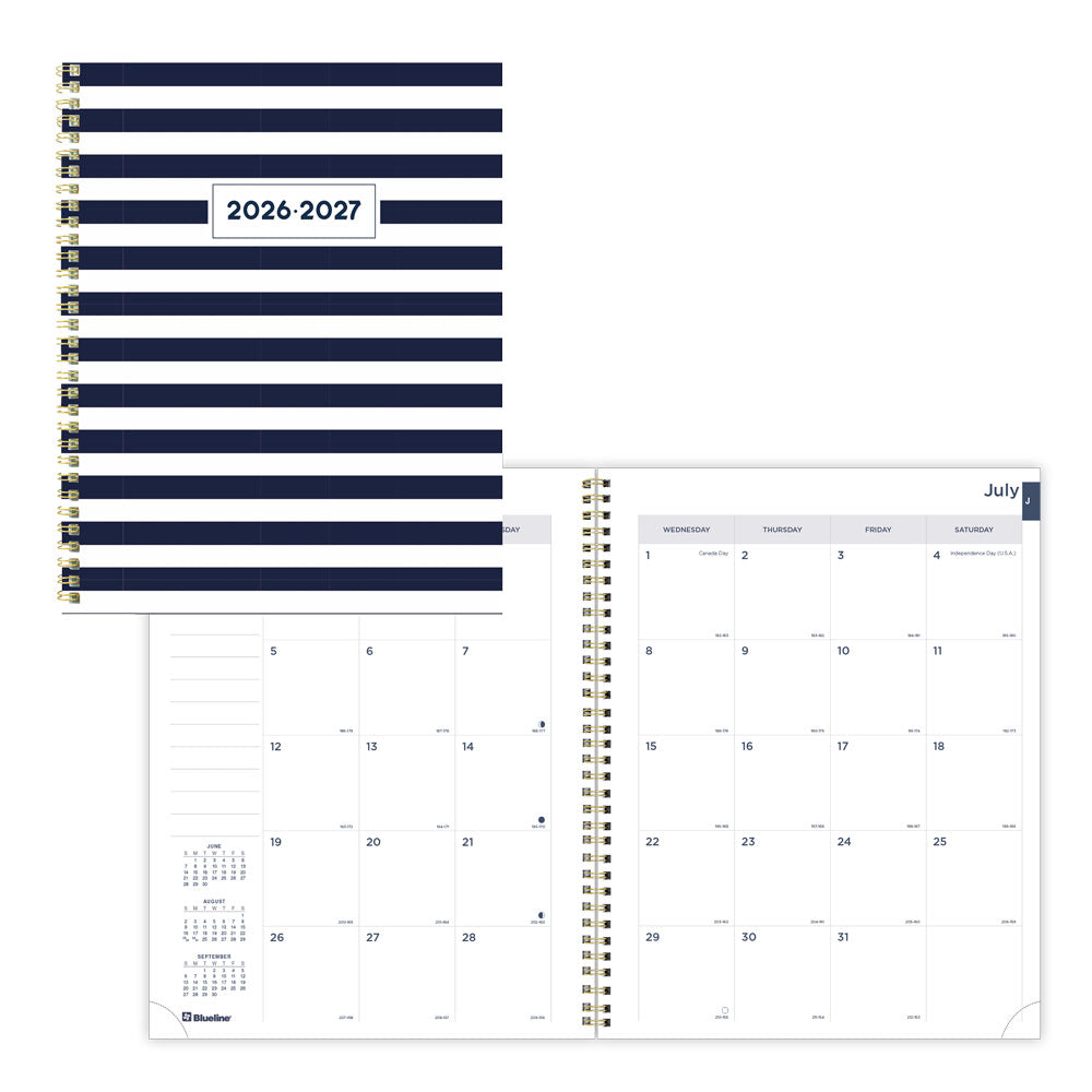 Academic Monthly Planner, Nautical, 2026 - 2027 - English CA714PH.02-27 #color_cabana