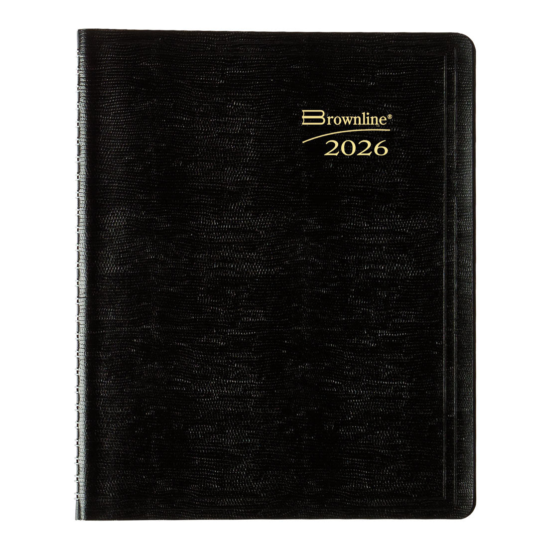 Brownline Essential Monthly Planner, Black, 2026 CB1200.BLK-26