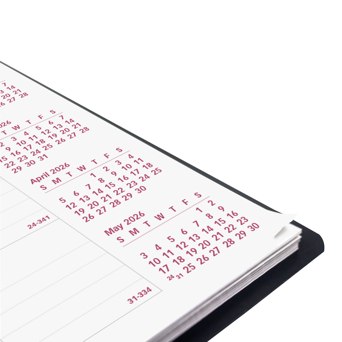 Brownline Essential Monthly Planner, Black, 2026 CB1200.BLK-26