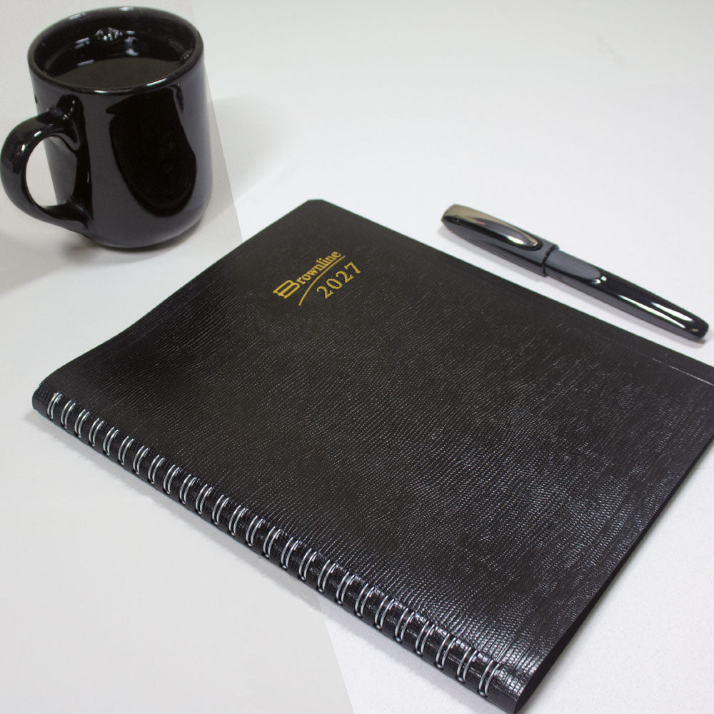 Essential Monthly Planner, 2027, 14 Months CB1200.BLK-27 Brownline
