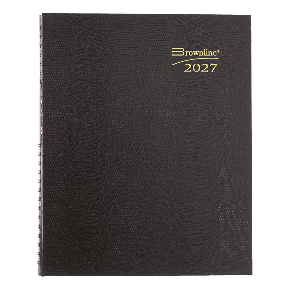 CoilPro™ Monthly Planner, 2027, 14 Months CB1200C.BLK-27 Brownline