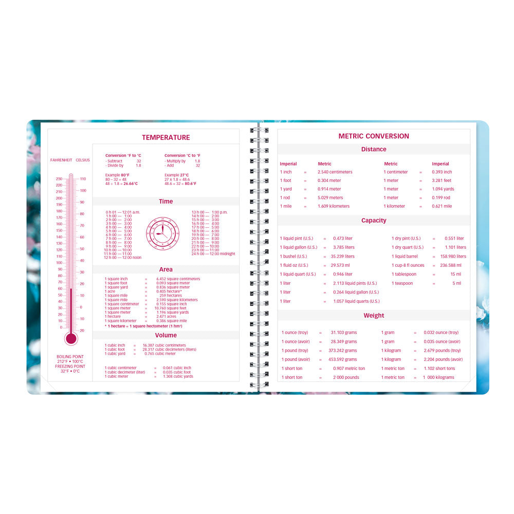 Essential Monthly Planner, 2027, Nature Cherry Blossoms CB1200G.03-27 Brownline#color_cherry-blossoms