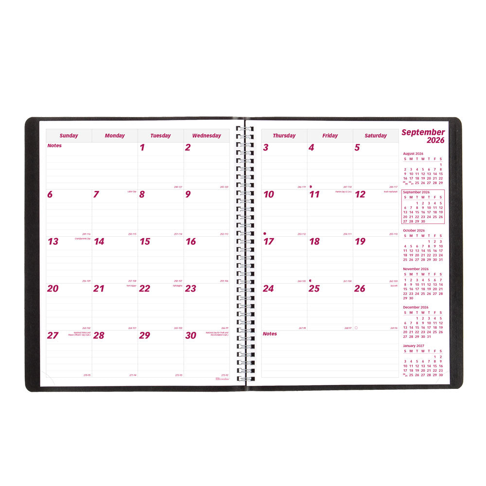 Essential Monthly Planner, 2027, 16 Months CB1260.BLK-27 Brownline