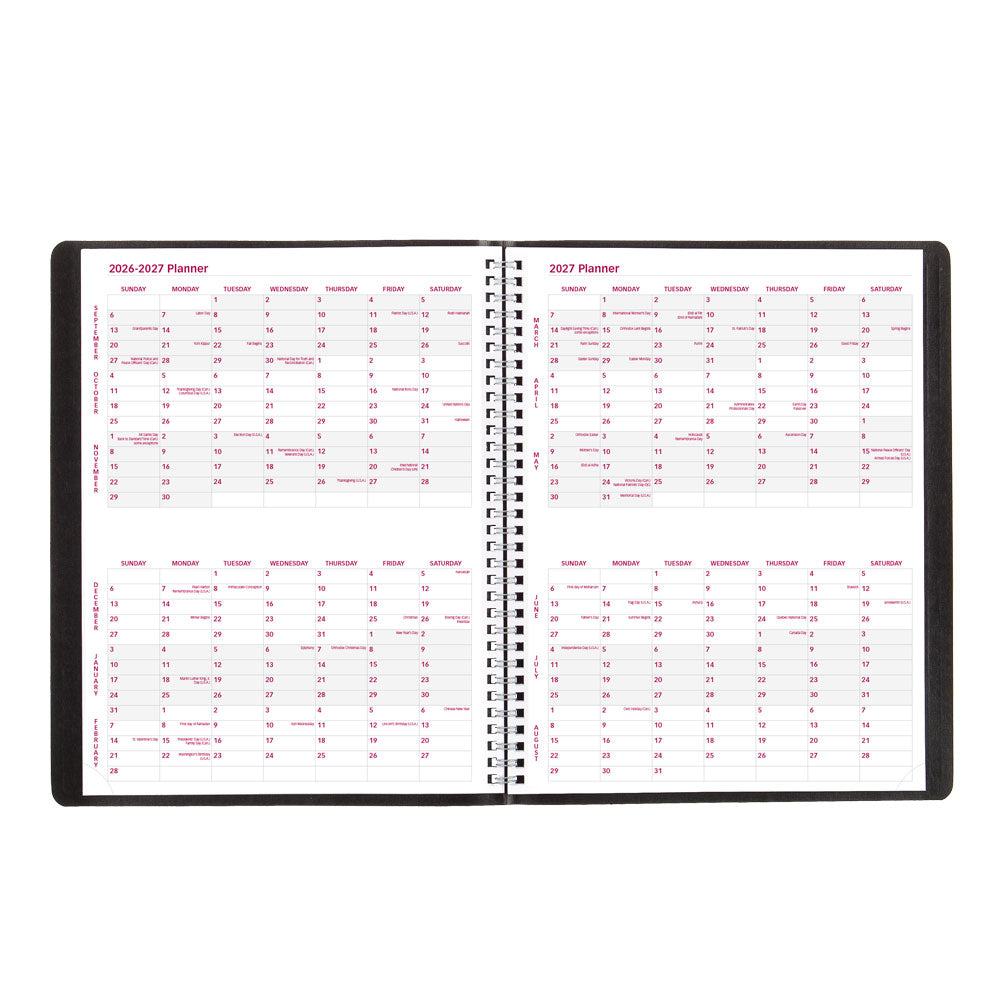 Essential Monthly Planner, 2027, 16 Months CB1260.BLK-27 Brownline