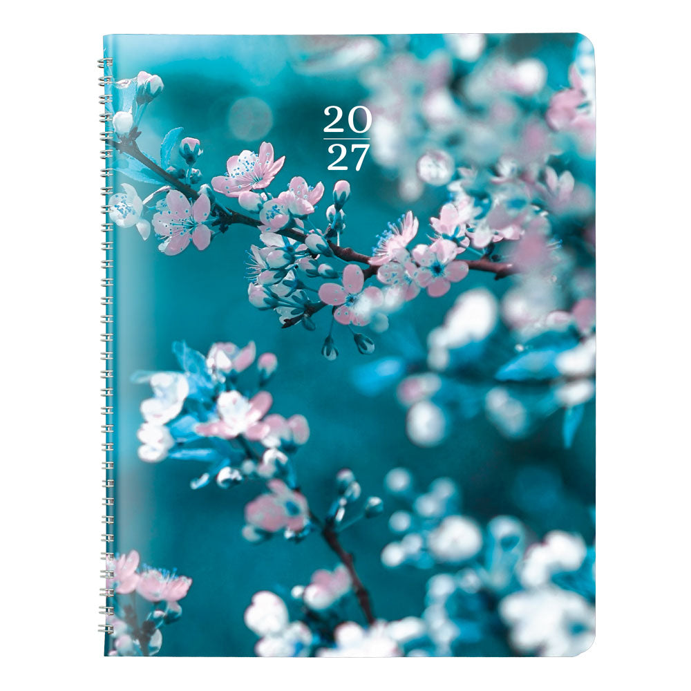 Essential Monthly Planner, 2027, Nature Cherry Blossoms CB1262G.03-27 Brownline#color_cherry-blossoms