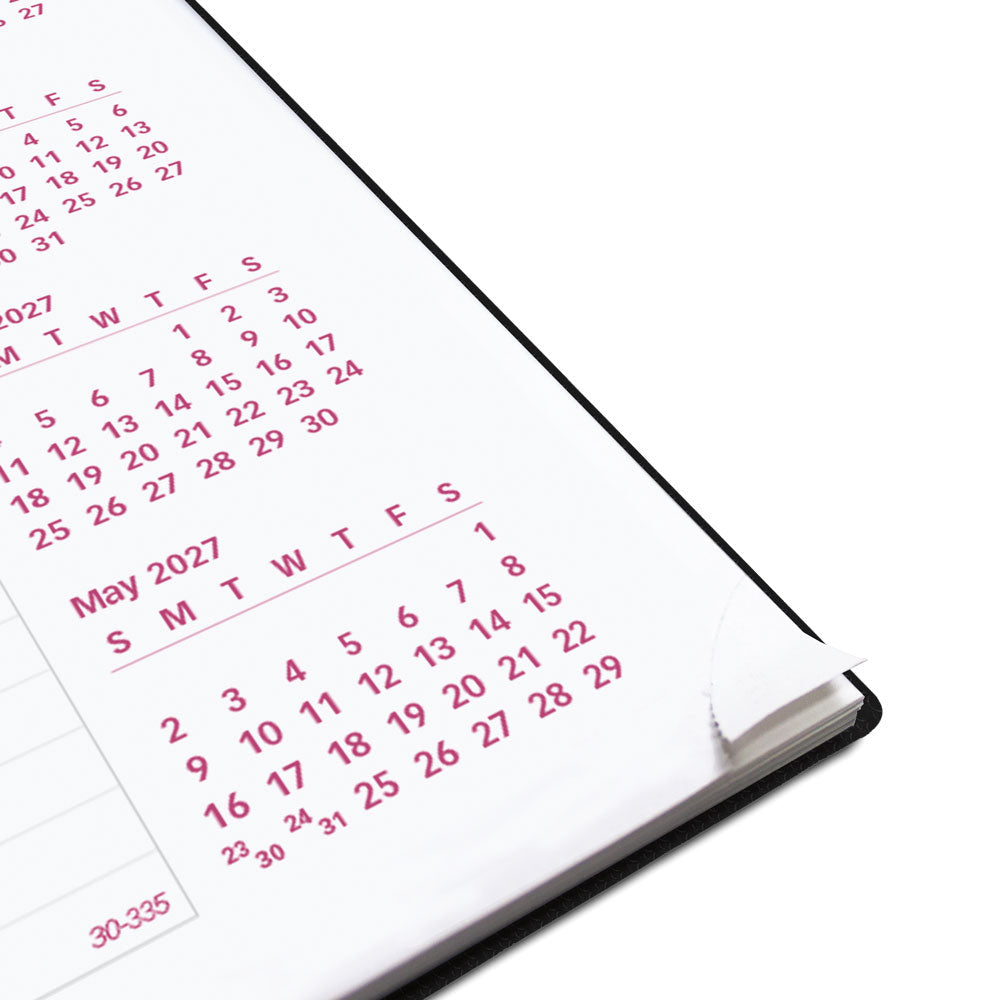 DuraFlex Monthly Planner, 2027, 14 Months CB1262V.BLK-27 Brownline