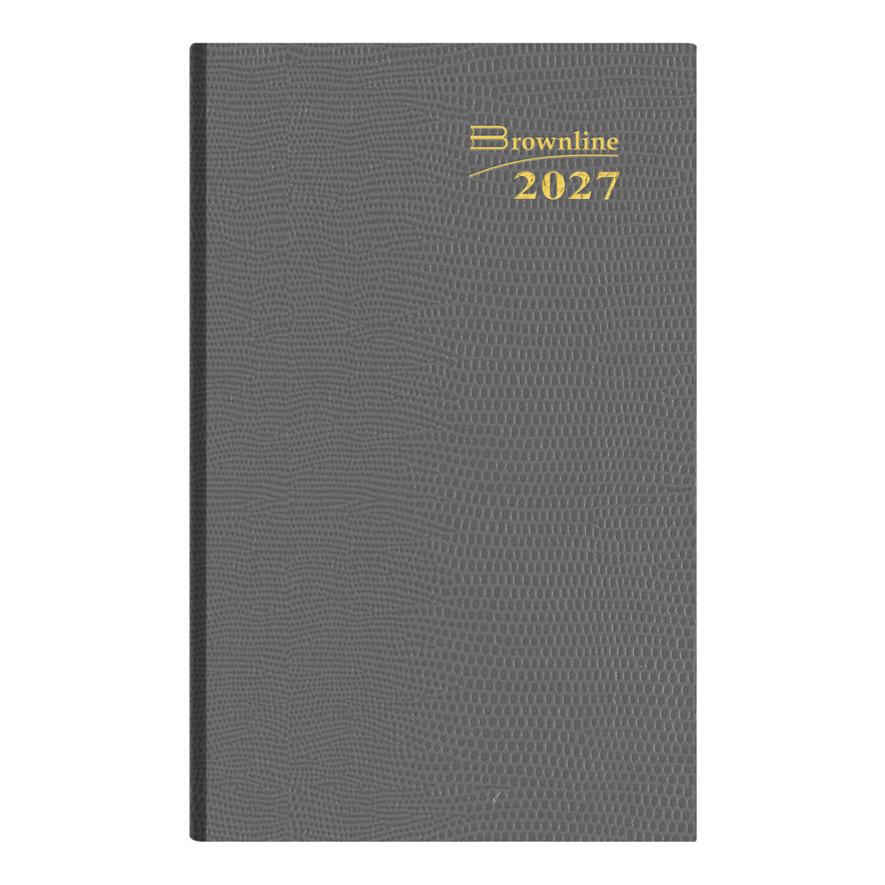 Traditional Daily Appointment Book, 2027, Assorted CB301.ASX-27 Brownline
