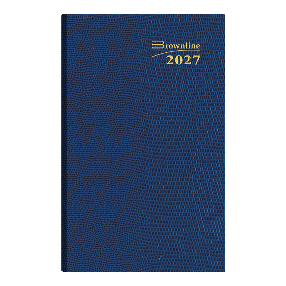 Traditional Daily Appointment Book, 2027, Assorted CB301.ASX-27 Brownline
