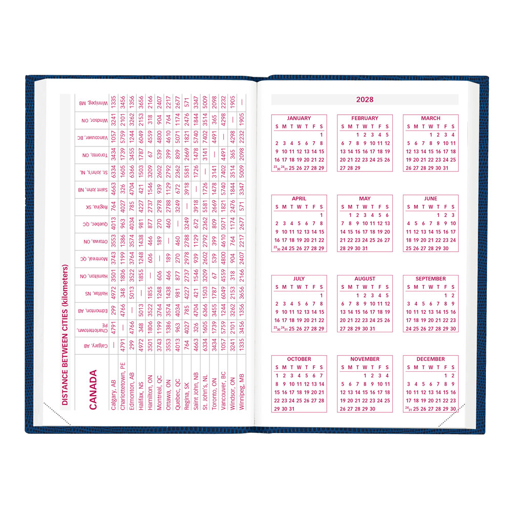 Traditional Daily Appointment Book, 2027, Assorted CB301.ASX-27 Brownline