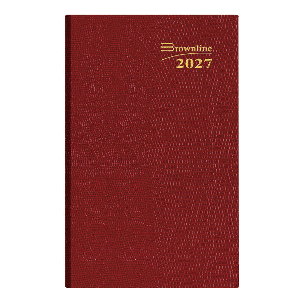 Traditional Weekly Appointment Book, 2027, Assorted CB303.ASX-27 Brownline