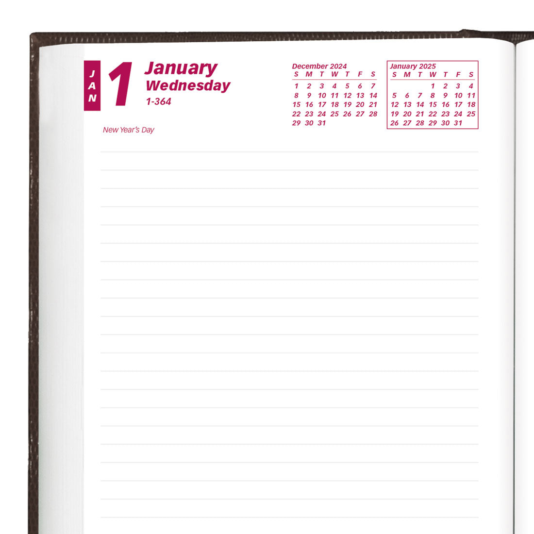 Daily Planner 2025, English, Black (CB387.BLK-25,CB387.RED-25) | Brownline – Brownline USA daily-planner-2025-english-black-cb387-blk-25-cb387-red-25-brownline-brownline-usa
