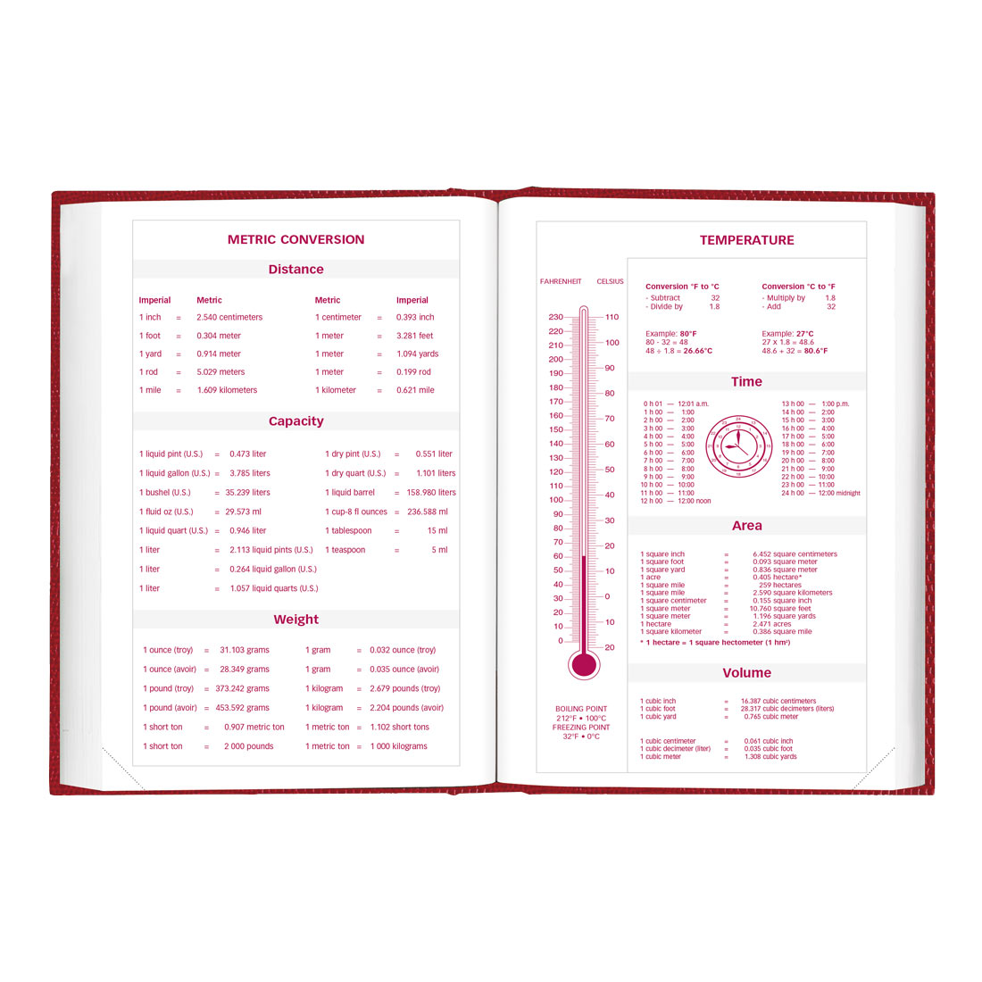 Brownline Daily Planner, Untimed, 2026, Red CB387.RED-26 #color_red