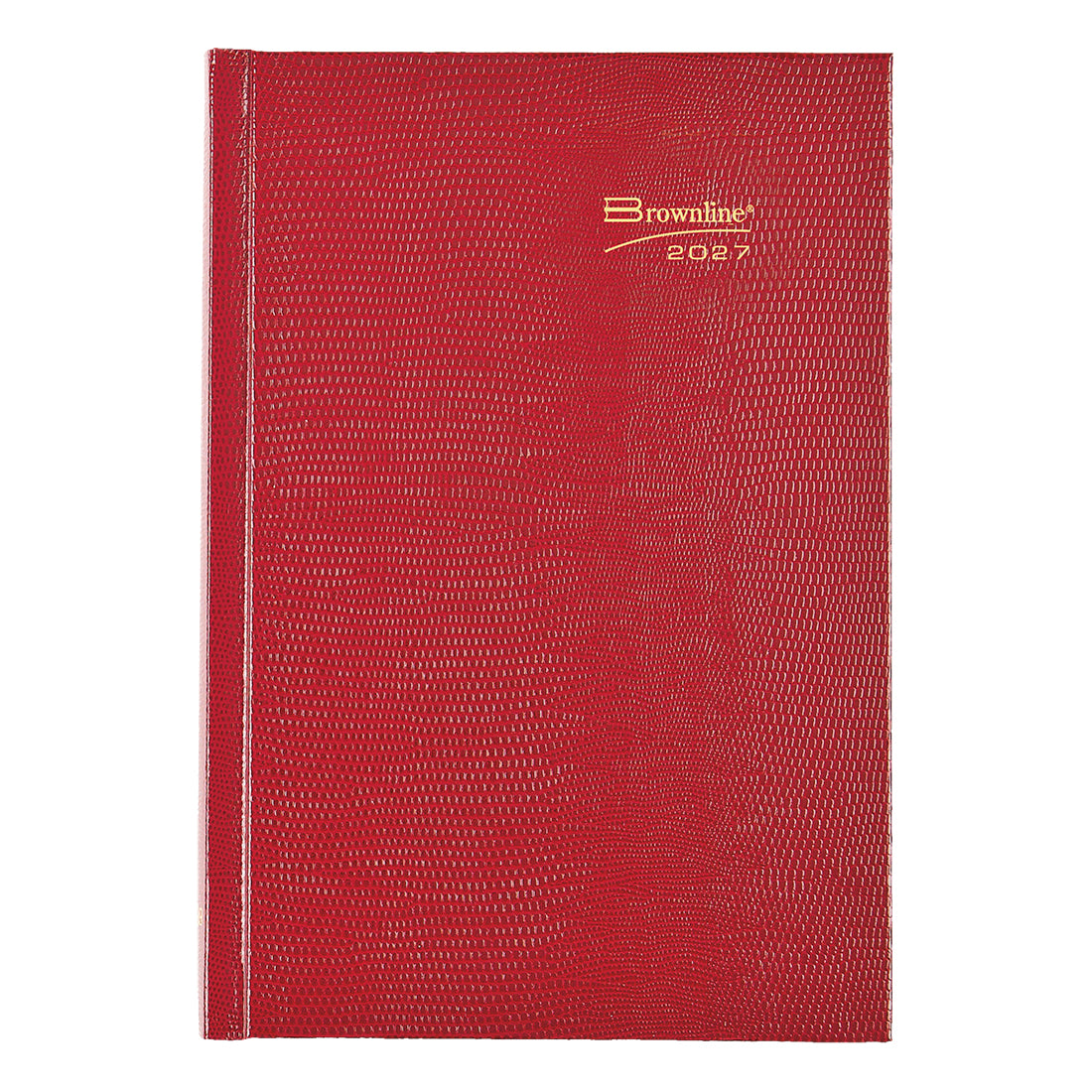 Traditional Daily/Monthly Untimed, 2027, Bright Red CB389.RED-27 Brownline