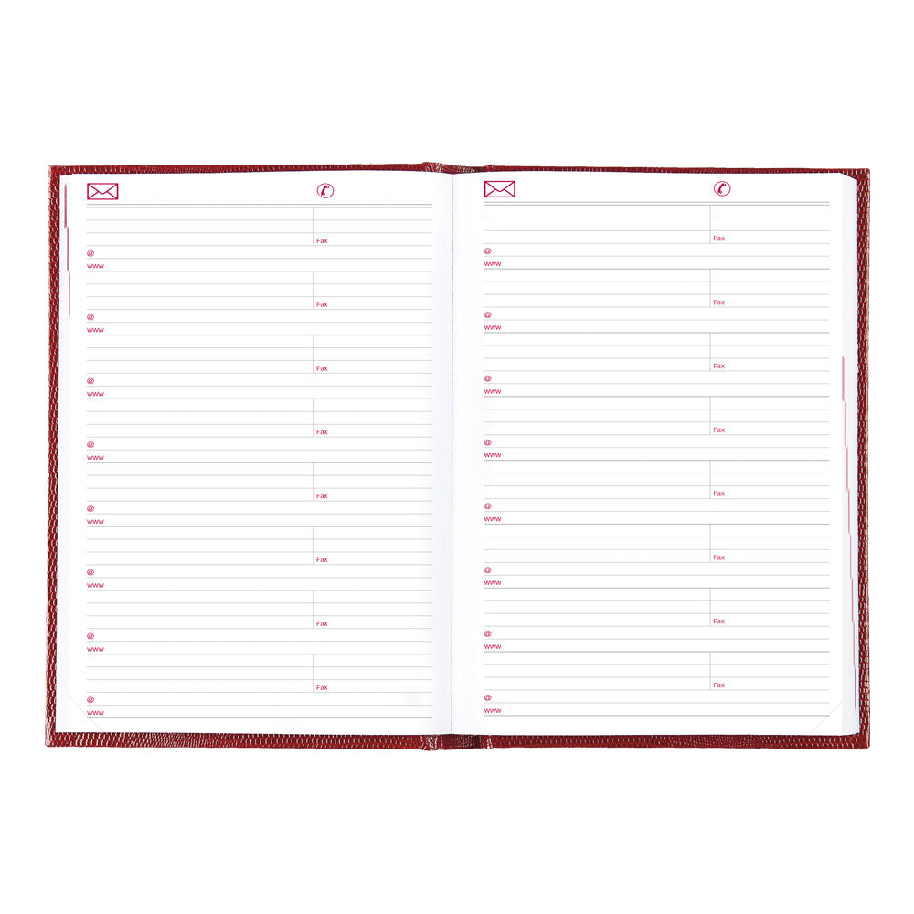 Traditional Daily/Monthly Untimed, 2027, Bright Red CB389.RED-27 Brownline
