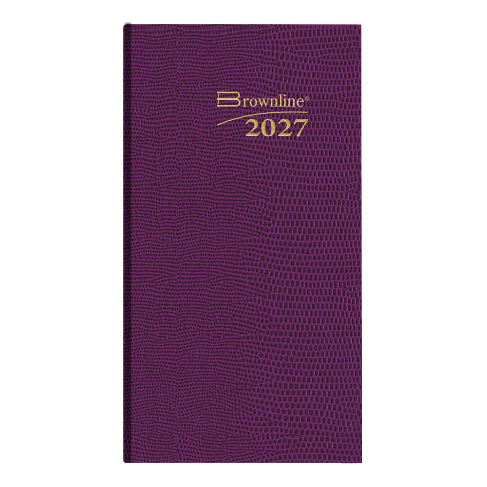 Traditional Daily Appointment Book, 2027, Assorted CB401.ASX-27 Brownline