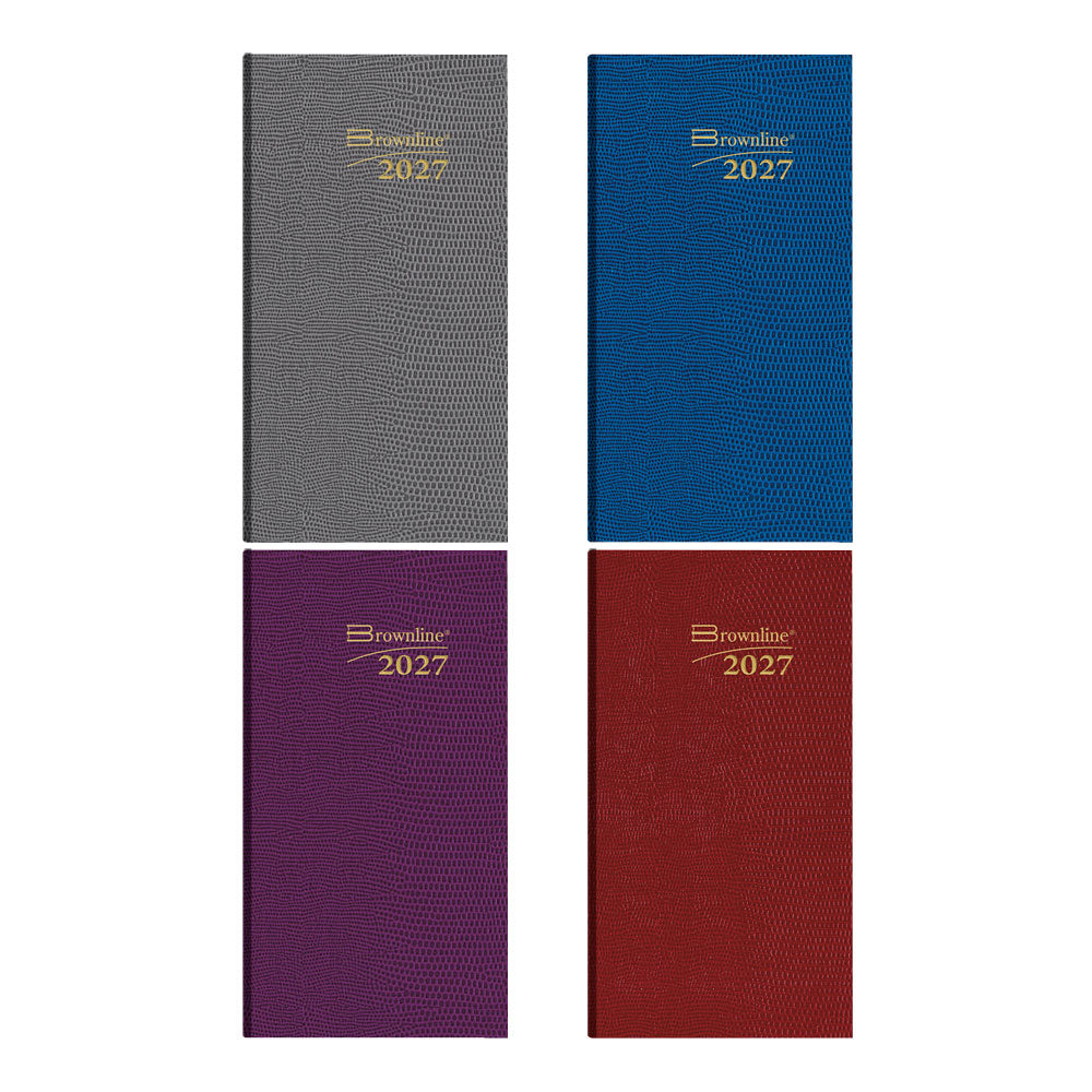 Traditional Daily Appointment Book, 2027, Assorted CB401.ASX-27 Brownline
