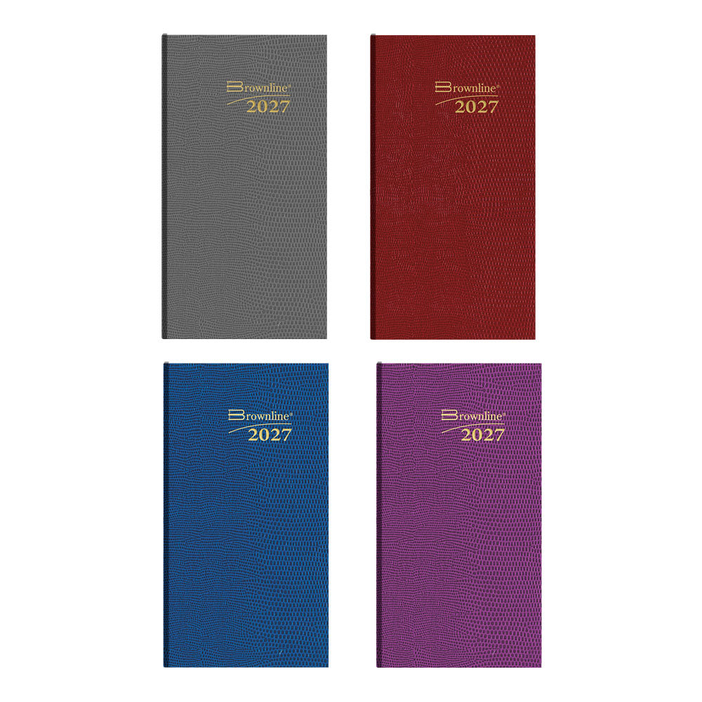 Traditional Weekly Appointment Book, 2027 , Assorted CB403.ASX-27 Brownline