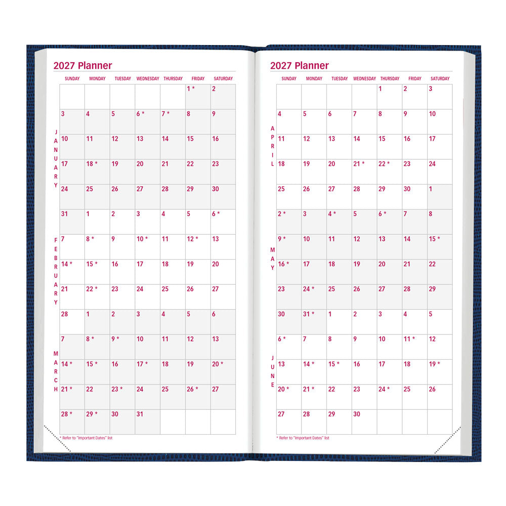 Traditional Weekly Appointment Book, 2027 , Assorted CB403.ASX-27 Brownline