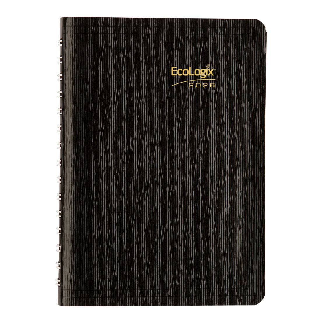 Brownline EcoLogix® Daily Planner, Black, 2026 CB410W.BLK-26