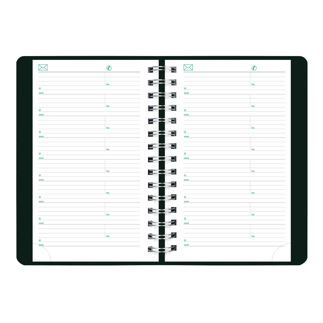 Brownline EcoLogix® Daily Planner, Black, 2026 CB410W.BLK-26