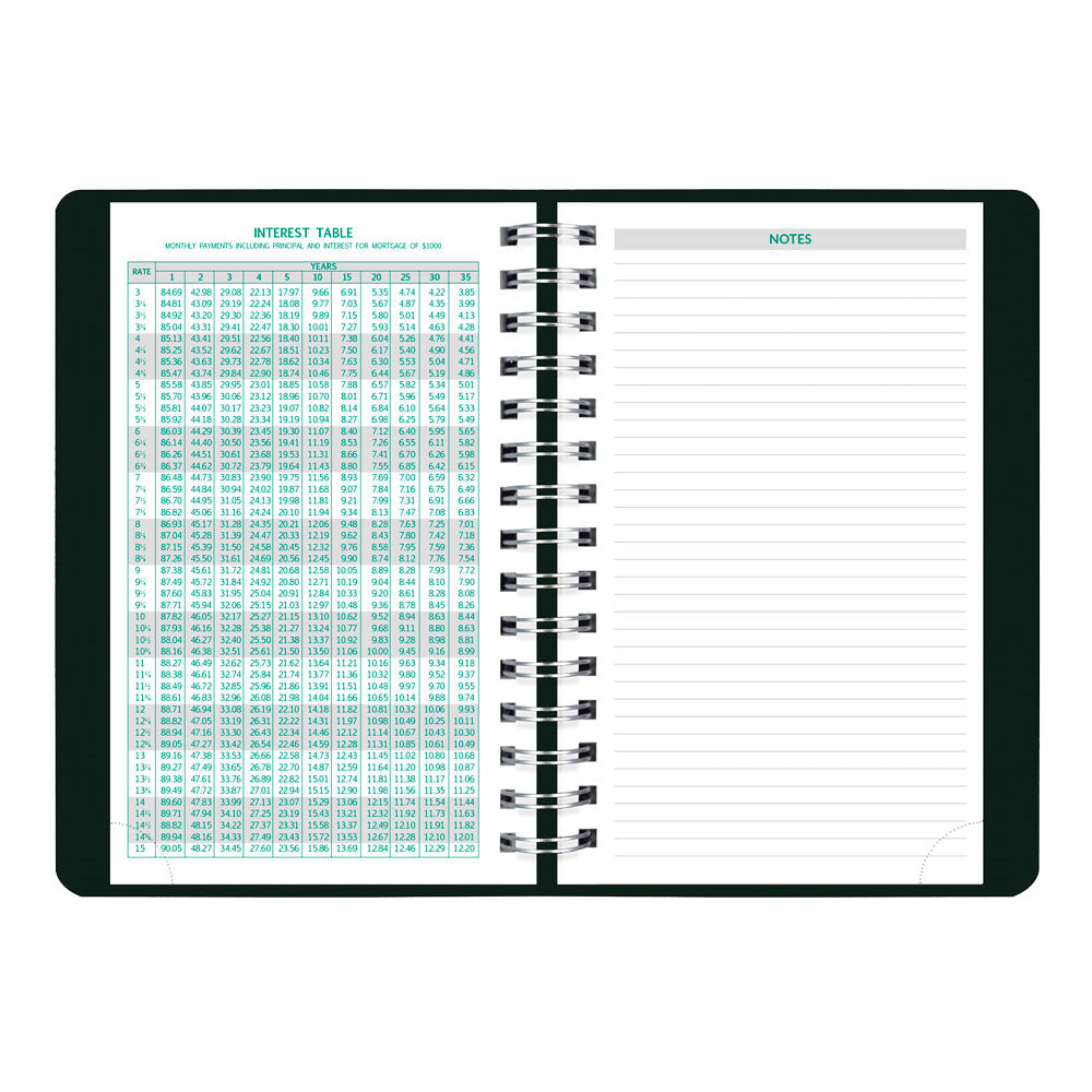 EcoLogix® Daily Appointment Book, 2027, Black CB410W.BLK-27 Brownline