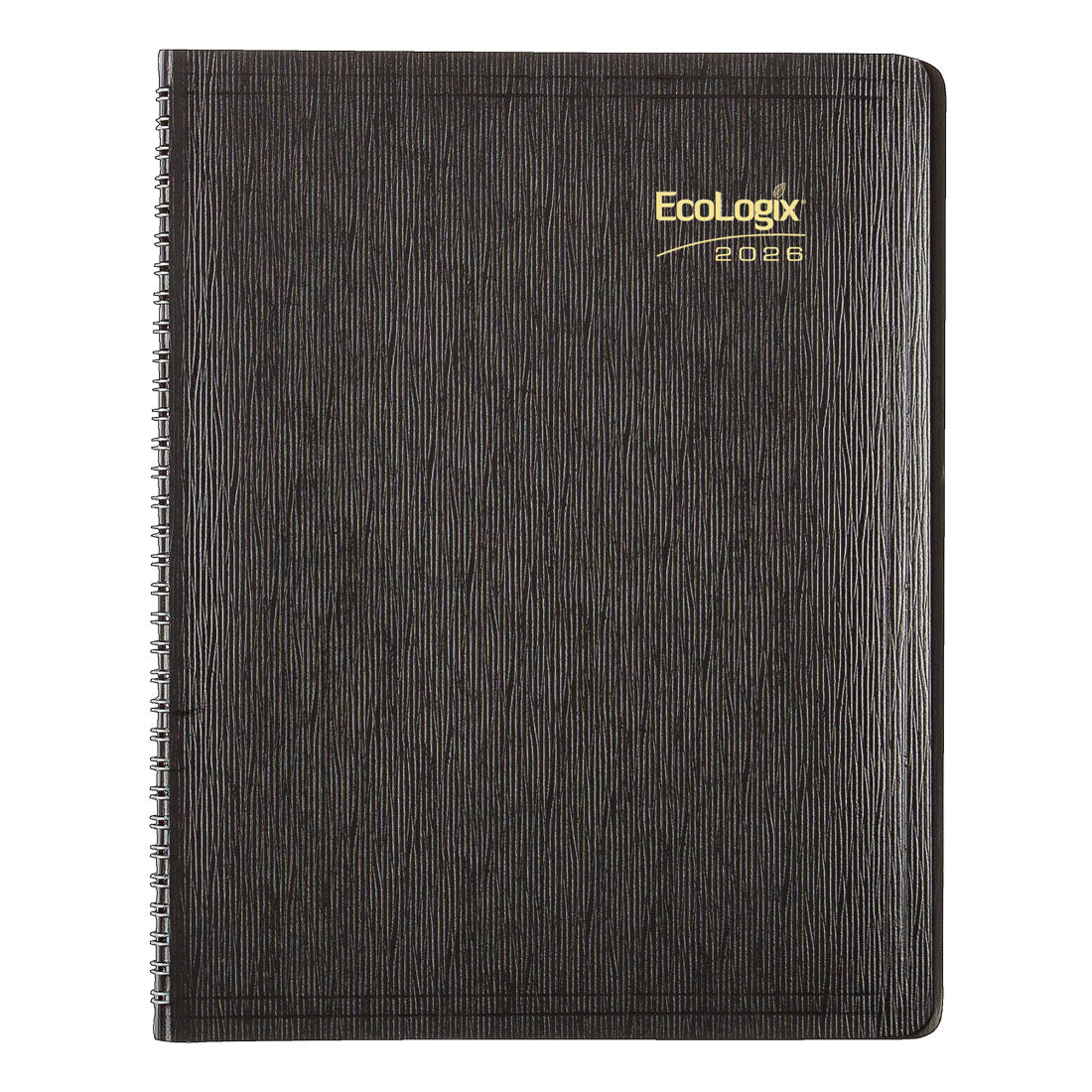 Brownline EcoLogix® Monthly Planner, Black, 2026 CB435W.BLK-26