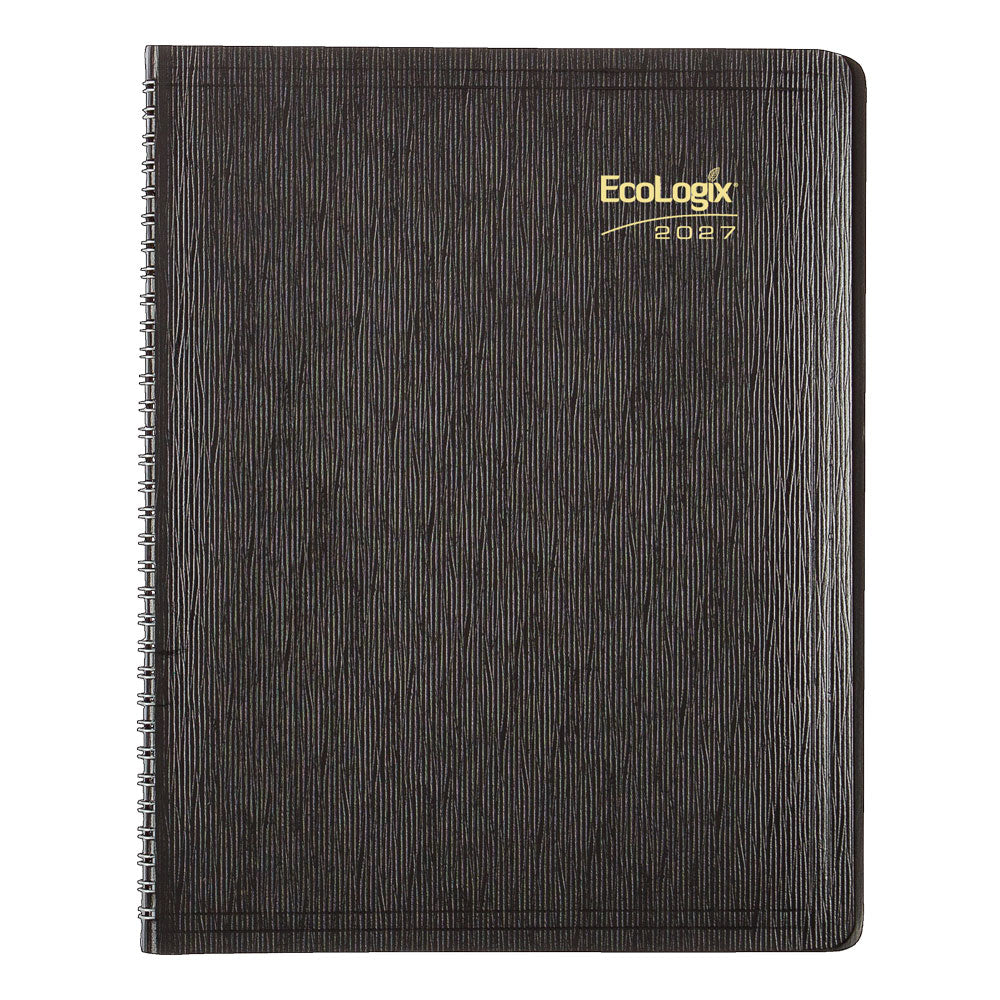 EcoLogix® Monthly Planner, 2027, 14 Months CB435W.BLK-27 Brownline