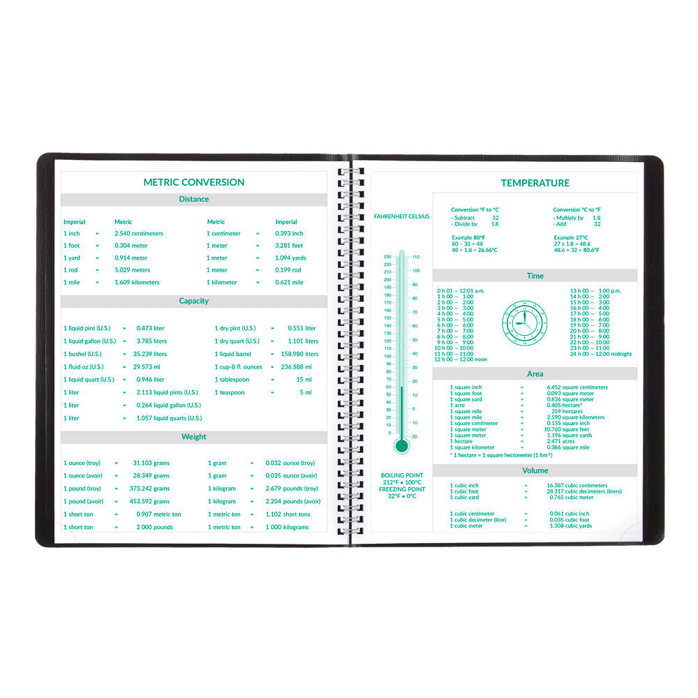 EcoLogix® Monthly Planner, 2027, 14 Months CB435W.BLK-27 Brownline