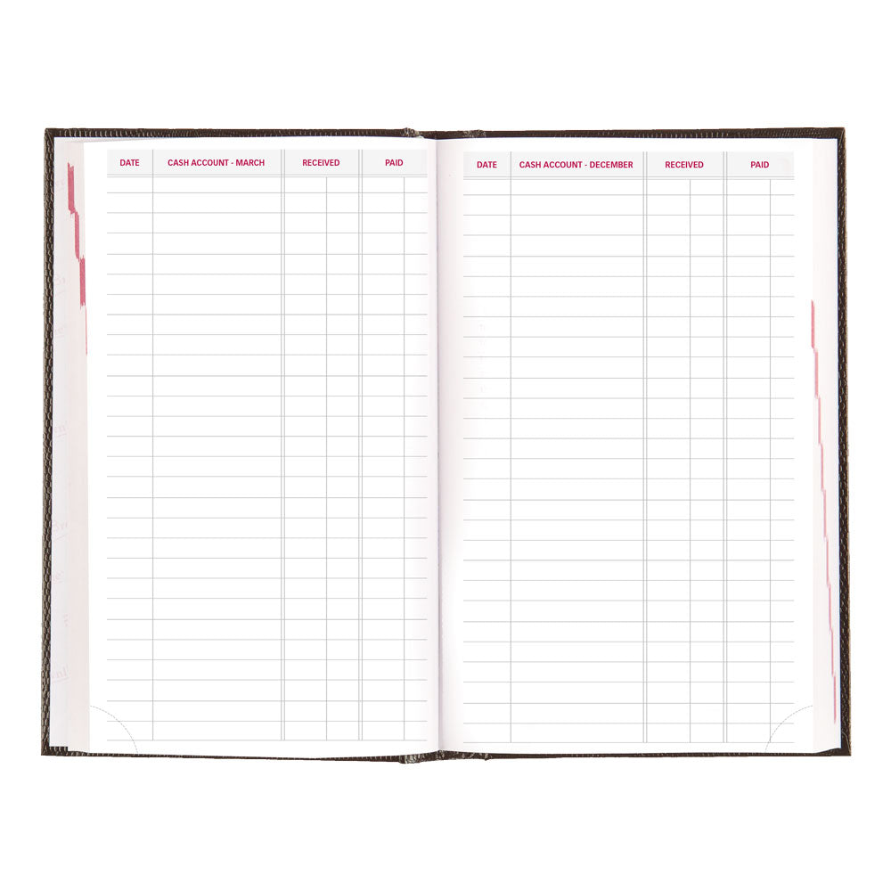 Traditional Daily/Monthly Appointment Book, 2027, Black CB634.BLK-27 Brownline