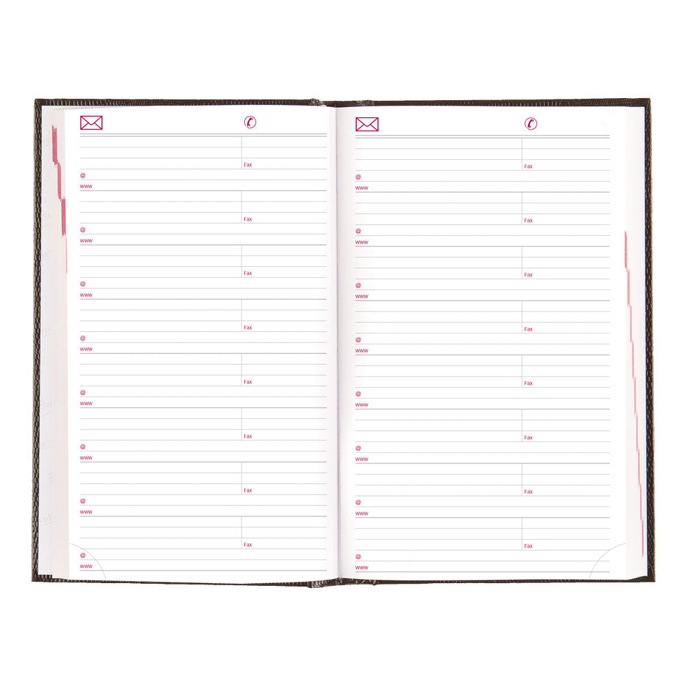 Traditional Daily/Monthly Appointment Book, 2027, Black CB634.BLK-27 Brownline