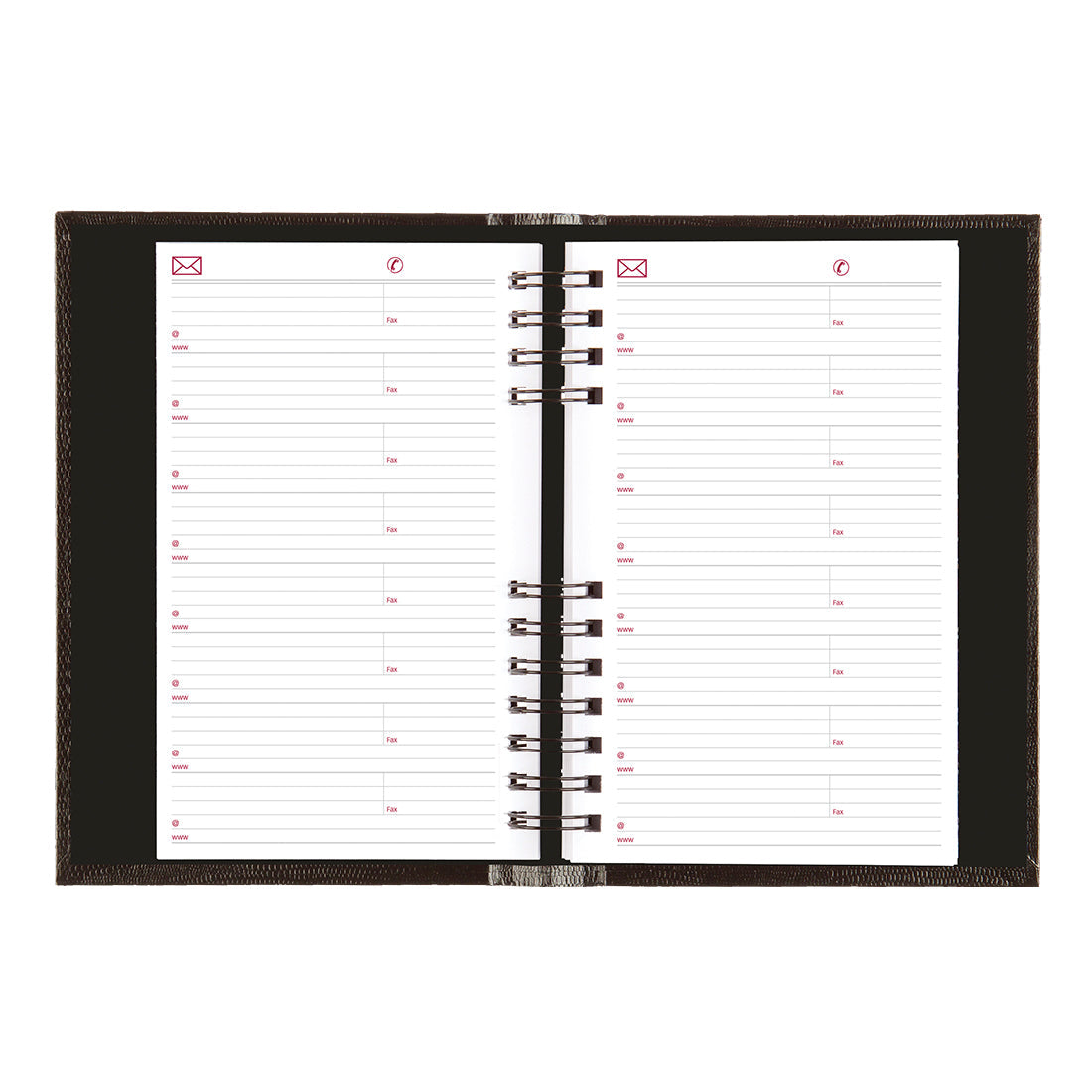 CoilPro™ Daily/Monthly Appointment Book, 2027, Black CB634C.BLK-27 Brownline