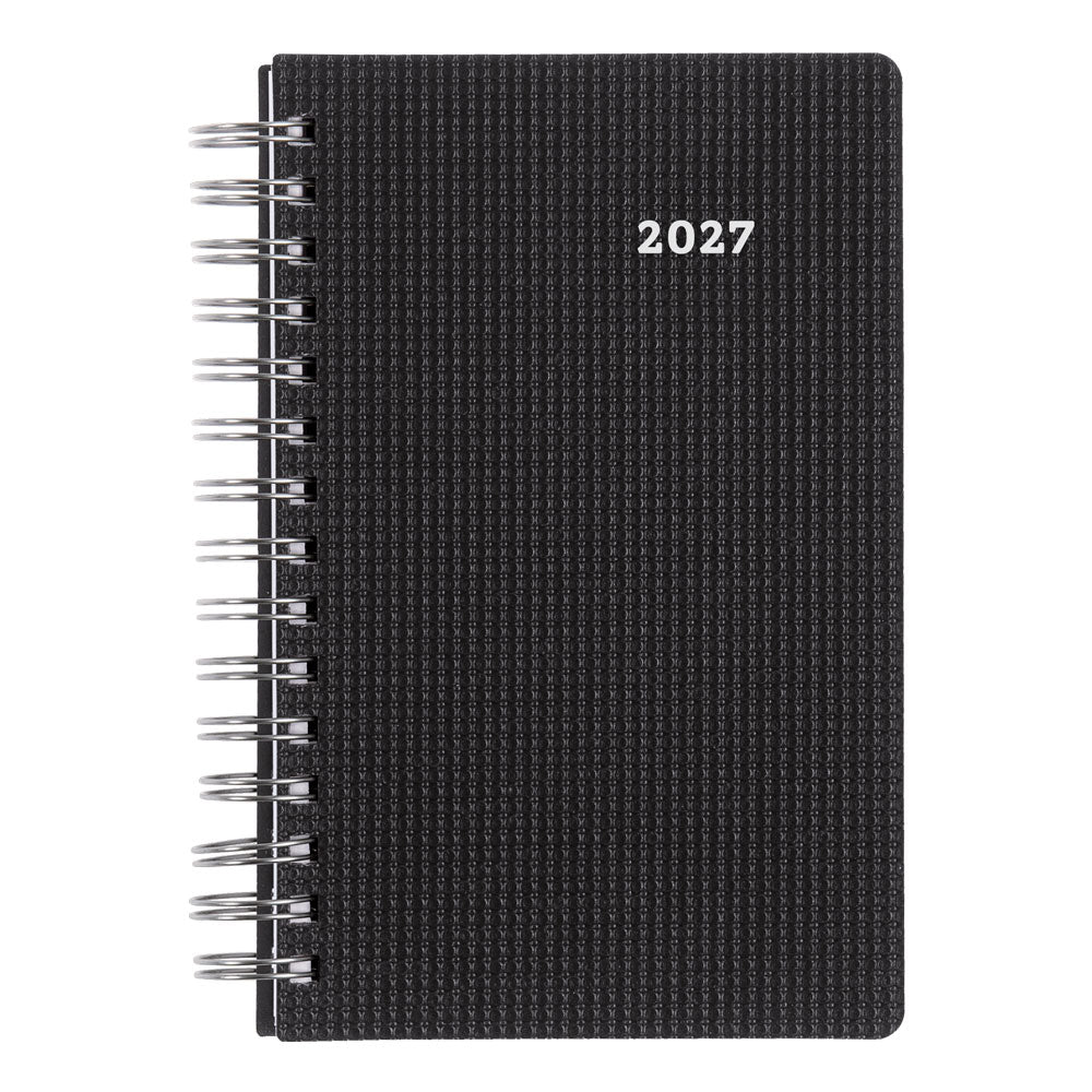 DuraFlex Daily/Monthly Appointment Book, 2027 Black CB634V.BLK-27 Brownline#color_black