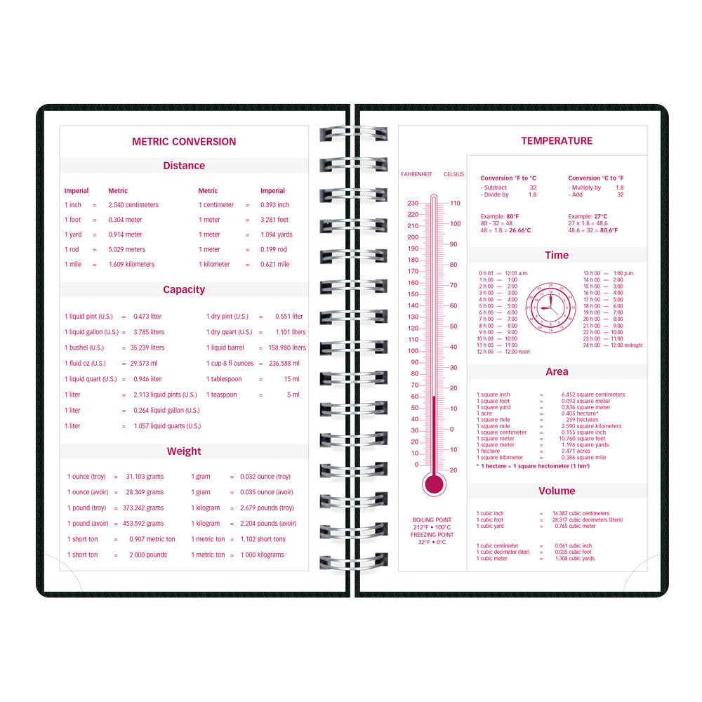 DuraFlex Daily/Monthly Appointment Book, 2027 Black CB634V.BLK-27 Brownline#color_black