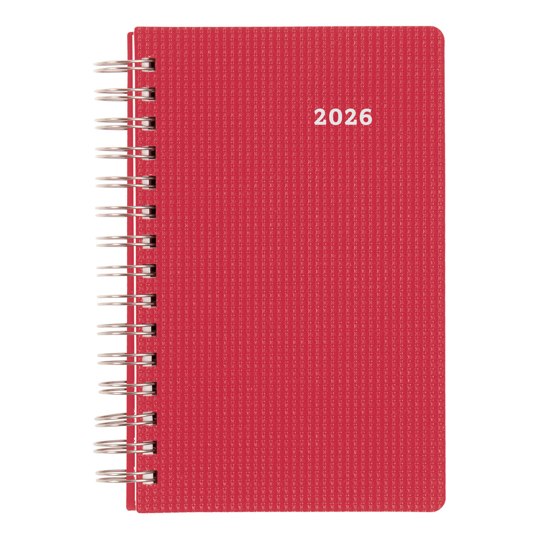 Brownline DuraFlex Daily Planner, 2026 CB634V.BLK-25, CB634V.PUR-25, CB634V.RAS-25 #color_raspberry