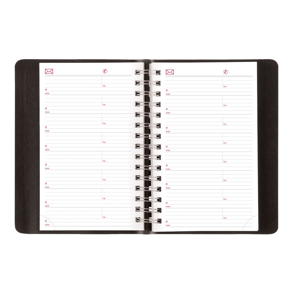 Essential Daily/Monthly Appointment Book, 2027 Black CB634W.BLK-27 Brownline