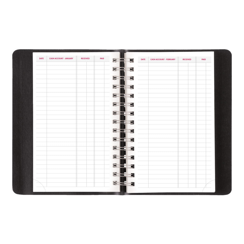 PlannerPlus™ Daily/Monthly Appointment Book, 2027, Black CB634WN.BLK-27 Brownline