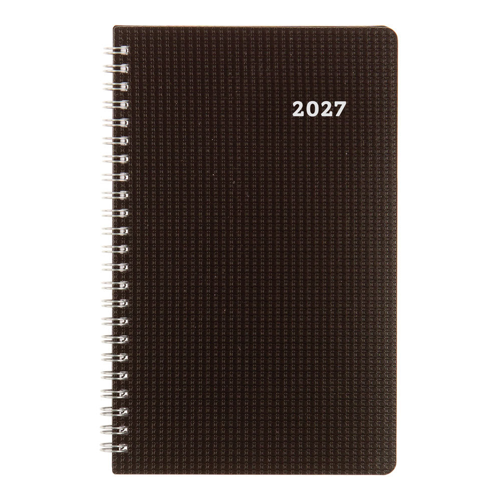 DuraFlex Weekly Appointment Book, 2027, Black CB75V.BLK-27 Brownline