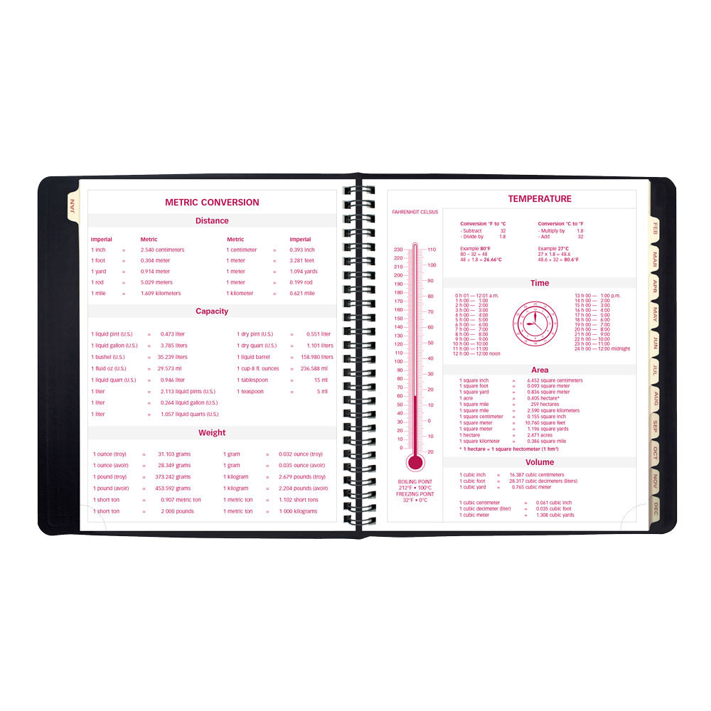 Essential Weekly/Monthly Planner, 2027, Black CB850.BLK-27 Brownline