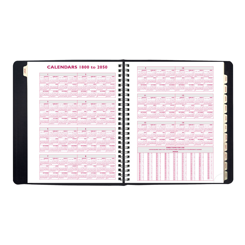 Essential Weekly/Monthly Planner, 2027, Black CB850.BLK-27 Brownline